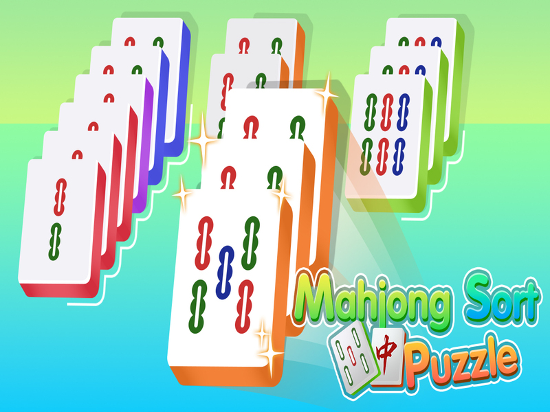 Spel Mahjong sorteer puzzel online