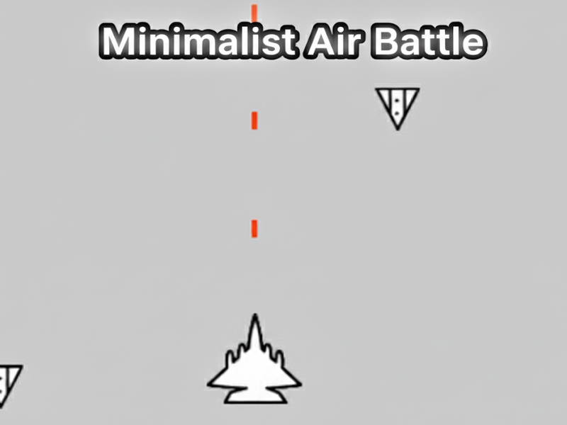 Spel Minimalistische luchtstrijd online
