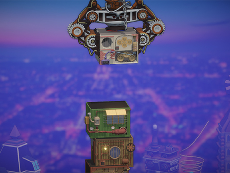 Spel Steampunk Tower Builder online