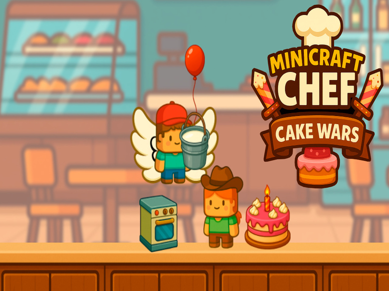 Spel Minicraft Chef Cake Wars online
