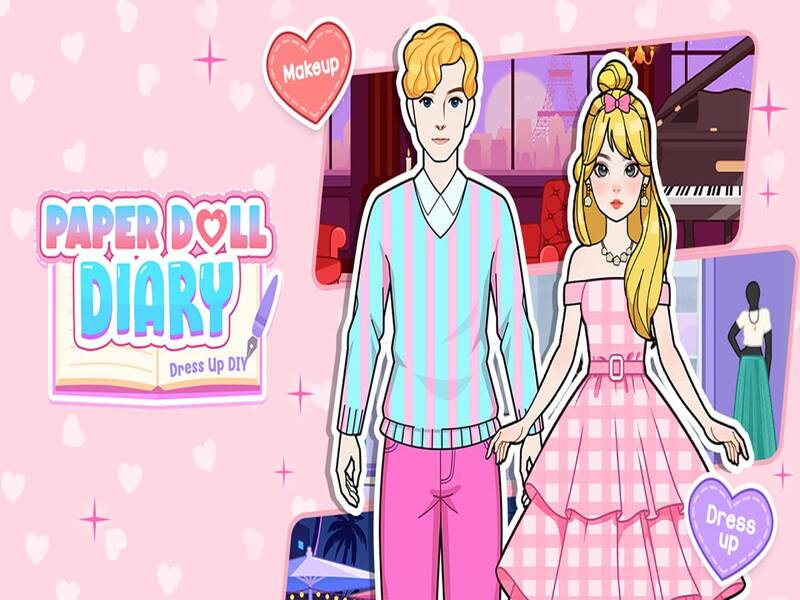 Spel Paper poppendagboek: kleedd diy aan online